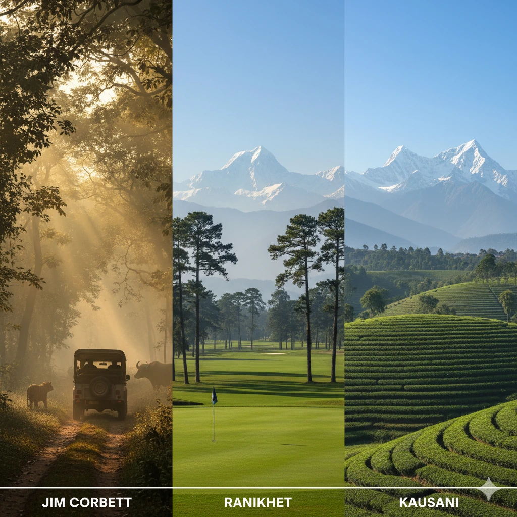 Corbett Ranikhet Kausani